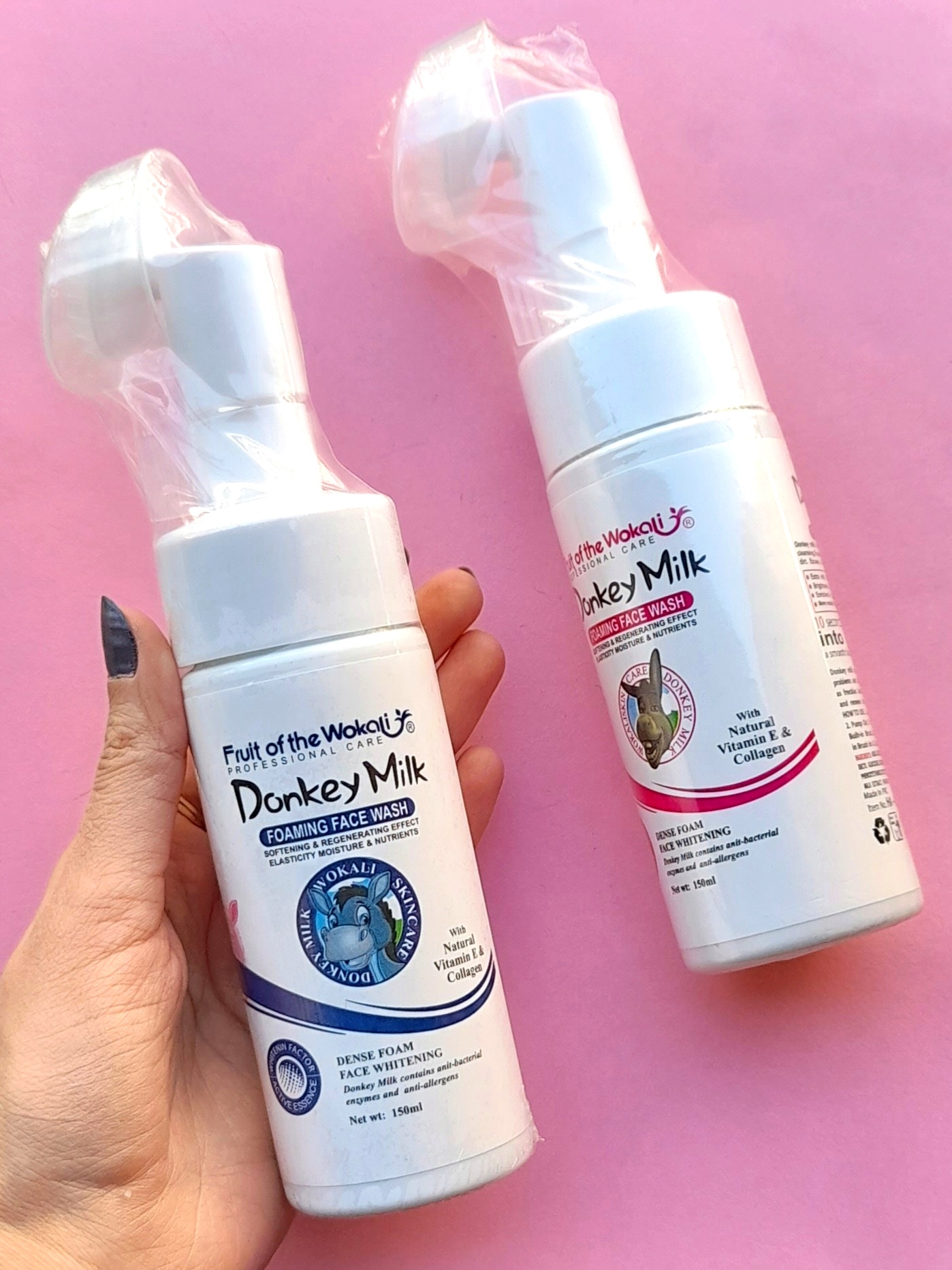 فوم شیر الاغ وکالی فیس براش دار